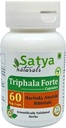 Triphala Forte קפסולות 500 מ"ג. 60 Veg. קפסולה | Amalaki, Haritaki, Bibhitaki לחלץ קפסולות לגברים ונשים | Ayurvedic Herbal / Remedies | 10:1 Forte (1 בקבוק של 60 קפסולות)
