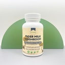 Tiger Milk Mushroom תוסף (Lignosus Rhinocerus) 60 קפסולות | תמיכה Lungs & Respiratory Health - Herbal Extract - Non-GMO, טבעוני, אורגני | 60 משרתים