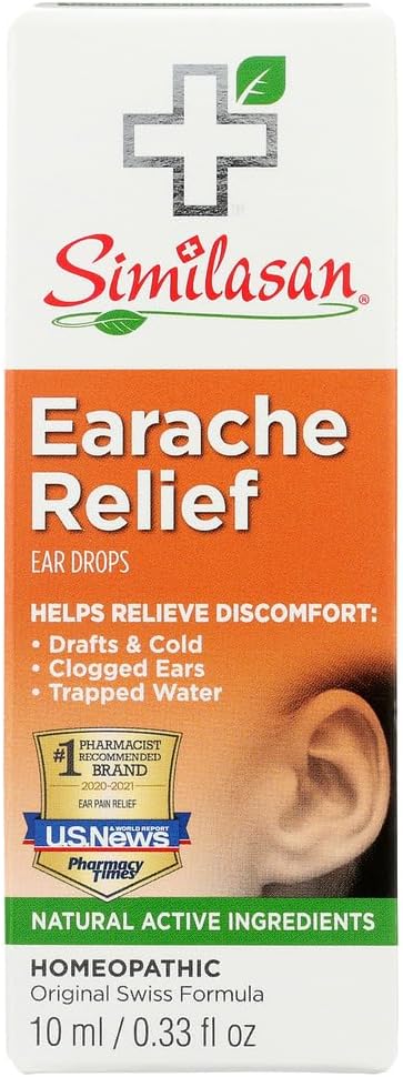 Siilasan Earache הקלה טיפות 0.33 OZ - רכישת חבילות ו-SAVE (Pack of 3)