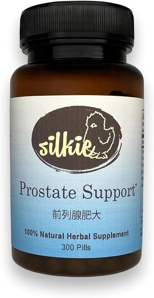 Silkie Herbs Prostate Support - Urinary Relief, Bladder Control, להפחית את Frequent Urination, 300 Count