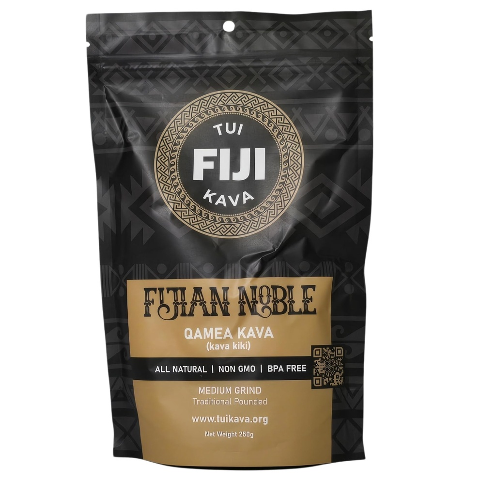 TUI KAVA PREMIUM OD KAVA -TRADITIONAL Fijian Noble פאונדed Medium Grind 250g (8.8oz) - TRIAL SIZE | Very Heady Day Kava | All Natural Rewindation | Over Focus | הגדלת Mood/Sleep Support | Stress Relief | Stress Relief | AING REIRED.