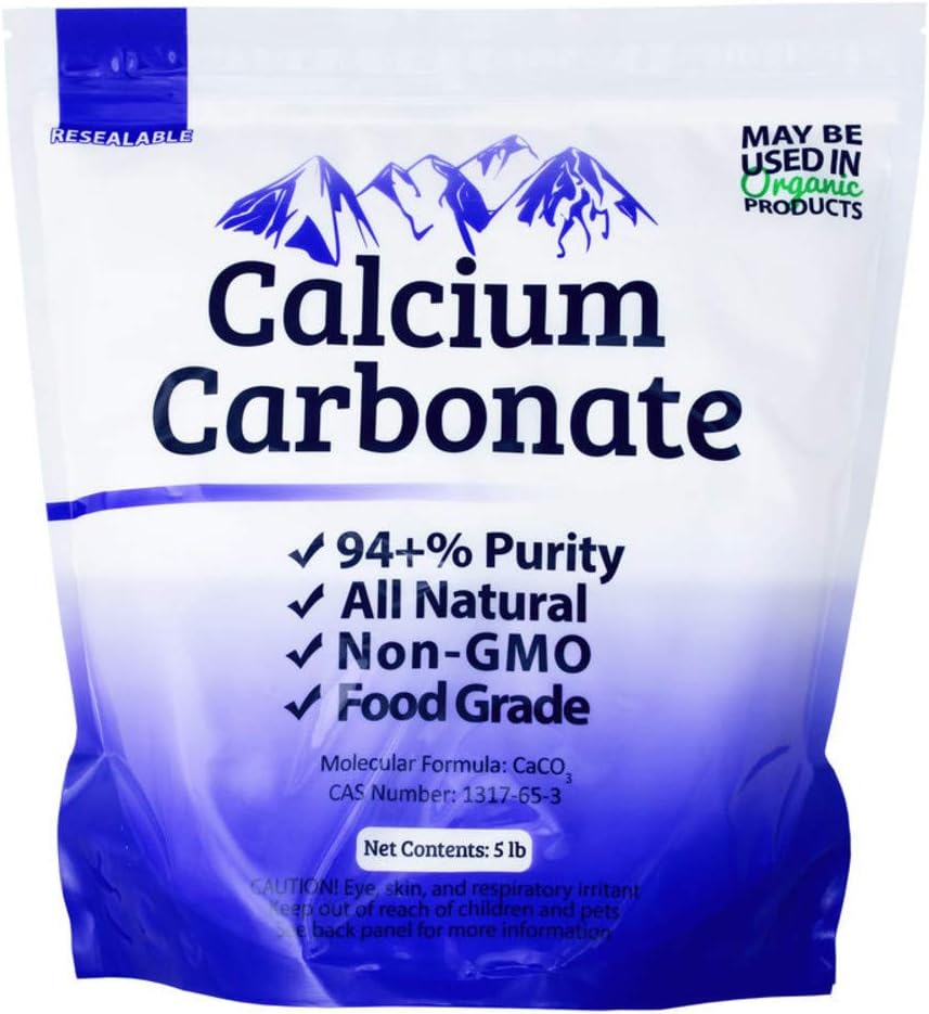 25 lb מזון דרגה 97+% Calcium Carbonate מ- Ground Limestone