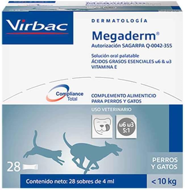 Virbac Omegaderm EZ Dose, Small Dog/Cat, 28 Count, 4 mL