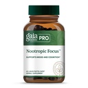 GAIA HerBS PRO Nootropic Focus - Brain Health Support תוסף * - Nootropic תוספת עם Saffron, ג'ינקגו Leaf Extract & Lemon Balm - טבעוני, Gluten-Free - 40 נוזל Phyto-Caps (20 משרתים)
