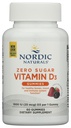 Nordic Naturals Zero Sugar ויטמין D3 Gummies, Wild Berry - 60 חניכיים - 1000 IU ויטמין D3 - טעם גדול - עצמות בריאות, Mood & Immune System Function - Non-GMO - 60 משרתים