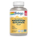 SOLAray Magnesium Glycinate קפסולות, Chelated Magnesium Bisglycinate w / BioPerine, תוספת Absorption Magnesium - עצמות, שרירים, תמיכה לב, (30 משרתים טבעוניים, 120 VegCaps)