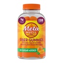 Metamucil סיבים חניכיים למבוגרים, No Sugar הוסיף Orange Flavor, 5g Prebiotic Plant Based סיבים תערובת, 120 Count