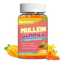 3000MG Mullein Gummies, תוספת כוח מולליין עלץ עם Quercetin, Bromelain עבור Lung Detox & Immune תמיכה, מנגור, 60 הרוזן