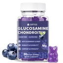 Glucosamine Chondroitin Gummies עם MSM & Elderberry תוספת כוח 3000MG - תמיכה משותפת, Antioxidant Immidant תמיכה תוספת תמיכה עבור מבוגרים, גברים ונשים - 90 Blueberry חניכיים