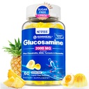 סוכר חינם Glucosamine Chondroitin MSM חניכיים - מקס חיזוק הניידות תוספת לנשים וגברים w / Glucosamine Sulfate 2000mg, Boswellia, Curcumin & Hyaluronic Acid - תמיכה גמישות 60Ctsamine Sulfate 2000mg, Boswellia, Curcumin & Hyaluronic Acid - תמיכה גמישות 60Cts