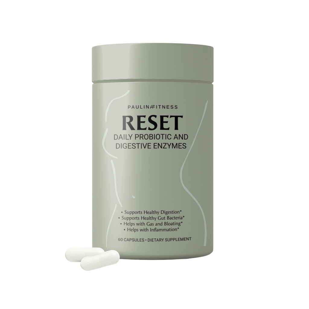 איפוס יומי Probiotic + Prebiotic Plantive Enzymes - Advanced Gut איפוס for Women - Bloating Relief, Weight Management, Digestion, Gut Health - טבעוני, Shelf-Stable - 60 קפסולות (30 ימים אספקה)