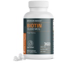 ברוונסון ביוטין 10,000mcg, תומך שיער בריא, עור וציפורים, Vegetarian, non-GMO, 360 טבליות