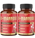 2 Packs 60 Counts 4 חודשים - קפסולות D-Mannose - תמיכה טבעית Urinary Tract Health & Immune - 7in1 עם Cranberry, Dandelion, Hibiscus & More