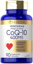 קרליל CoQ10 400 מ"ג | 90 Count | Vegetarian, non-GMO ו- Gluten Free Supplement