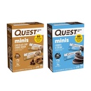 דיאטת מיני חלבון Bars Bundle, שוקולד Chip Cookie Dough ועוגיות & Cream, חלבונים גבוהים, פחמימות נמוכות, Keto Friendly, 14 Count Each