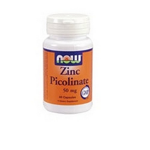 Now Foods Zinc Picolinate 50 מ"ג - 60 Caps
