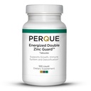 PERQUE Energyzed Double Zinc Guard 100 Tabs - תוספת כפולה-Form Zinc עם Picolinate & Citrate - תמיכה Immune, Skin & Cell Health - High-Absorption, Non-GMO, Gluten-Free Formula - 100ct- 100ct