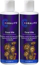 CoraLife Saltwater Fish Tank אקווריום אלמוג-Vite נוזל ויטמין חיוני ותוספת מינרלים Trace עבור אקווריום Reef, 8 oz (Pack של 2)