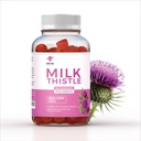 Milk Thistle תוספת חניכיים - Liver Health Support, Herbal Antioxidant, Sugar-Free, טבעוני 60 Count