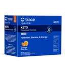 Trace מינרלים Hydro Pak Keto - אלקטרוליטית משקה תערובת - 1000 מ"ג Potassium Plus 70 תמיכה אנרגיה, Stamina, ו הידרה - כתום פלאמור - 30 משרתים