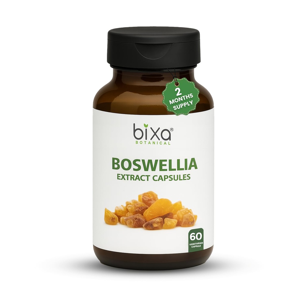 bixa BOTANICAL Boswellia Serrata לחלץ איכות פרימיום טהורה 65% Boswellic Acid | Ayurvedic Natural Herbal
