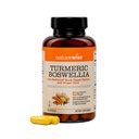 NatureWise Turmeric Boswellia תוספת עם bioPerine & אורגני ג'ינג שורש - אורגני Turmeric 900mg + Boswellia לחלץ 600 מ"ג - Non-GMO, טבעוני, ארה"ב Manufactured - 60 קפסולות.