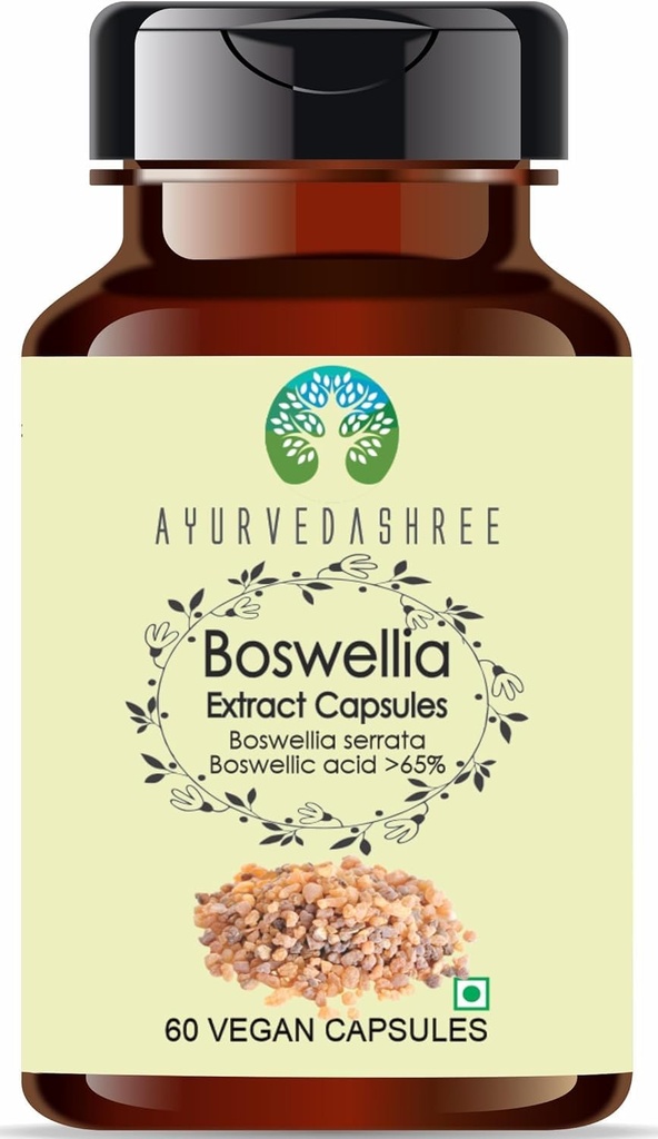 AYURVEDASHREE Boswellia Serrata לחלץ 500 מ"ג - 60 קפסולות צמחוניות