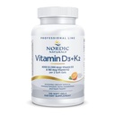 Nordic Naturals Professional Class ויטמין D3+K2 תוסף, Orange Flavor - 60 Soft Gels - 4000 IU ויטמין D3 ו- 180 mcg K2- מקדם את Calcium Balance & Imune function - Non-GMO - 30 משרתות