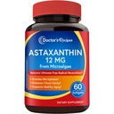 המתכון של הדוקטור Astaxanthin 12 מ"ג, מ- Fresh Premium Microalgae, Max Strength, No Gluten, non-GMO, תומך ב- Skin, Eye, Bone & Immune System Health, 60 Softgels