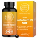 Astaxanthin תוסף 12 מ"ג | Plant-based Antioxidant for Skin hydrotion, Ambiity & Radiant Glow