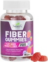 חניכיים סיבים למבוגרים, סוכר חינם יומי 4g Gummy סיבים תוספת, Prebiotic Gummy Digestive Health Support - Plant Based Soluble Chews, Prebiotics תומכים סדירות & העיכול - 60 מסטיקנים