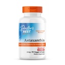 Best Astaxanthin טבעוני תוספת 6 מ"ג - תמיכה חברתית עורית ואנטיקסידנטית לגברים ונשים, לחלץ Haematococcus Pluvialis Microalgae, Non GMO, Gluten Free - 90 Veggie Softgels