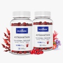 Astaxanthin 12 מ"ג, 120 Softgel, Max Power Astaxanthin Antioxidant תוספים, Fresh Microalgae, 4 חודשים אספקה, 2 בקבוקים