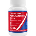 35 מ"ג Liposomal Astaxanthin תוסף - תמיכה אנטי-חמצן עוצמתית לעור, בריאות משותפת ועין - פורמולה טבעית נגד זיוף עם Pure Astaxanthin - טבעוני, non-GMO, 60 קפסולות