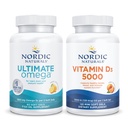 Nordic Naturals Ultimate Cognitive and Bone Density Pack - אומגה האולטימטיבית D3 1000, כתום