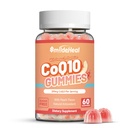 CoQ10 חניכיים 200 מ"ג עם אומגה 3, EPA + DHA, & Magnesium - Coenzyme Q10 תוספי עבור בריאות הלב, חשמל סלולרי ואנטיoxidant, טבעוני - 60 חניכיים