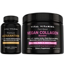 ויטמין Vital Astaxanthin + Collagen Booster אבקת
