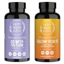 Happy hippie Glow for It Astaxanthin תוסף & Go עם The Flow Perimenopause תוספי עבור נשים