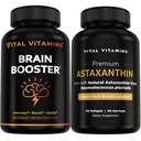 ויטמין Vital Brain Booster 30 ct + Astaxanthin 60 ct