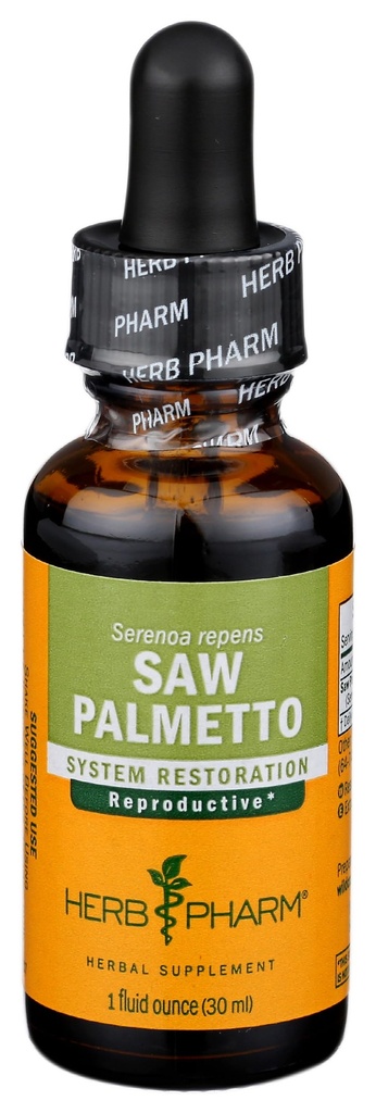 Herb Pharm ראה את פאלטו ברי נוזל לחלץ תמיכה Prostate - 1 Ounce (DSAW01)