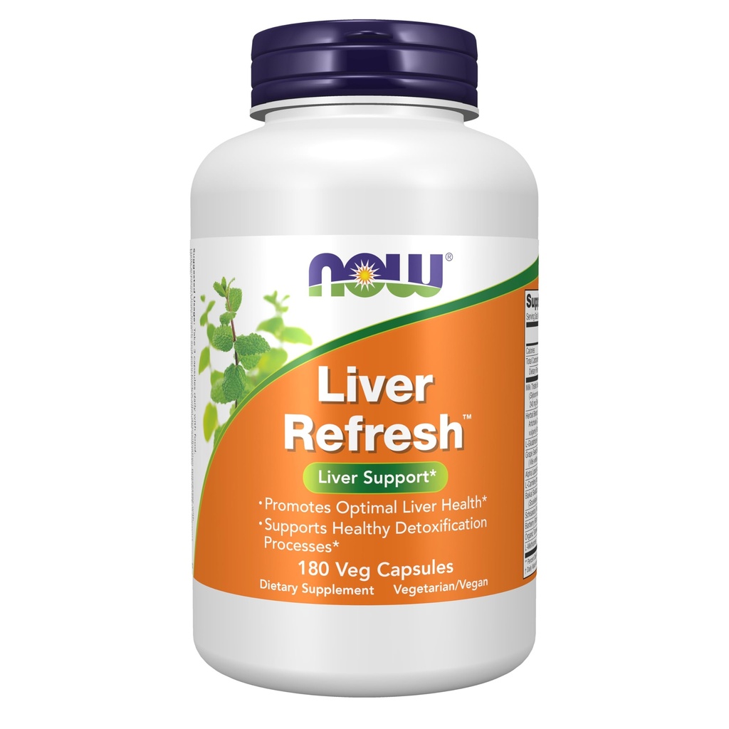 Now Foods Supplements, LiverמרענניםTM עם חלב פלטה ושילוב ייחודי של Herb-Enzyme, 180 ואג קפסולות