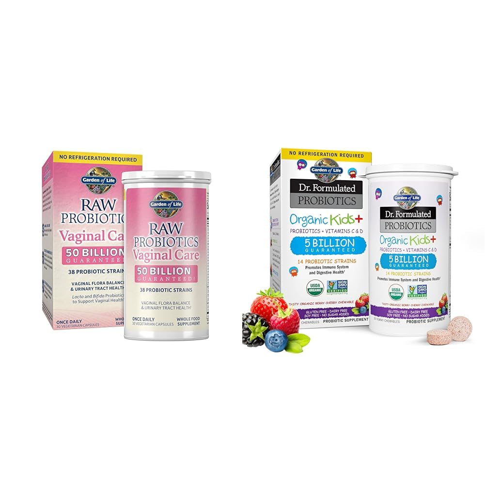 גן החיים Probiotics for Women's Health, Kids Immune Support - 50 מיליארד CFU, 5 מיליארד CFU, 30 קפסולות
