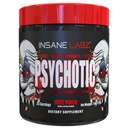 Insane Labz Psychotic, High Stimulant Pre Workout אבקה, אנרגיה מתקדמת, מיקוד וסוף עם Beta Alanine, Creatine Monohydrate DMAE, 35 Srvgs (Fruit Punch)