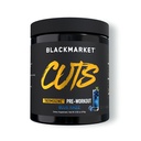 BlackMARKET CUTS Pre Workout - משקאות מטבוליים עבור גברים ונשים, גדול עבור שריר הגדרה, Thermogenic, Creatine חינם (כחול Razz, 30 משרתים)