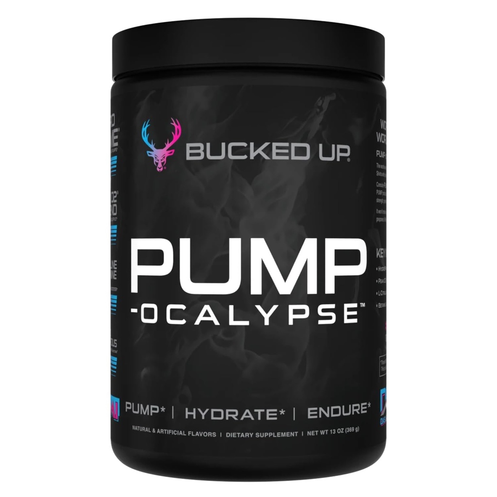 משאבה-ocalypse מיאמי | Nitric Oxide ו L Arginine תוספת עם Citrulline Malate, GlycerPump | Ultimate N.O. Booster | Lean שרירים תמיכה ב- Blood Flow, Vascularity, Hydration and Endurance