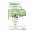 תוסף NAC עבור Lung* & הנשימה & Immunity* | N-Acetyl Cysteine for Antioxidant | 4in-1 N-Acetyl-L-Cysteine 1200 מ"ג | Glycine NAC | N Acetyl Cysteine