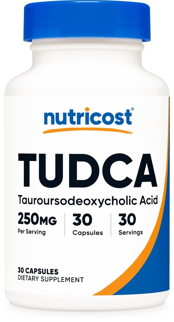 מזון מזינים Tudca 250 מ"ג, 30 קפסולות (Tauroursodeoxycholic Acid) - Gluten Free, non-GMO