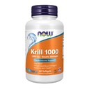 תוספי מזון עכשיו, נפטון קריל, כוח כפול 1000 מ"ג, Phospholipid-Bound אומגה 3, 60 Softgels
