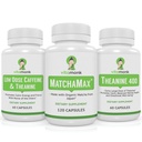 VitaMonk Matcha, Low Dose Caffeine ו-Theanine Bundle - Calm, Focused Energy Without the Jitter