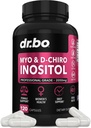 Myo-Inositol & D-Chiro Inositol Supplement Capsules - 40:1 Ratio Inositol Supplement for Women 2050mg with Vitamin B8 Pills - Natural Supplements for Female Women Support & Womens Health 120 Capsules